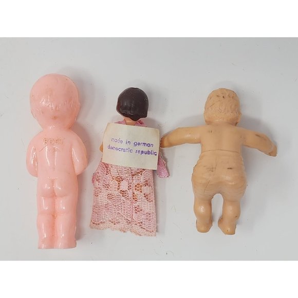 Vintage Dolls Ari Girl/Best USA/Renewal Nursery 2 Rubber 1 Hard Plastic Lot Of 3 - Picture 5 of 7